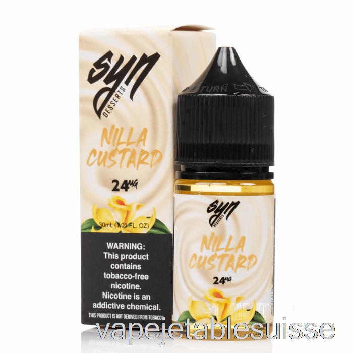 Vape Suisse Nilla Custard - Sels Synthétiques - 30ml 48mg